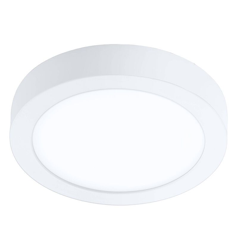Witte smart plafondlamp kunststof, Geraldo, 16,5W, warm tot koud wit verstelbare LED, IP44 Witte smart plafondlamp kunststof, Geraldo, 16,5W, warm tot koud wit verstelbare LED, IP44