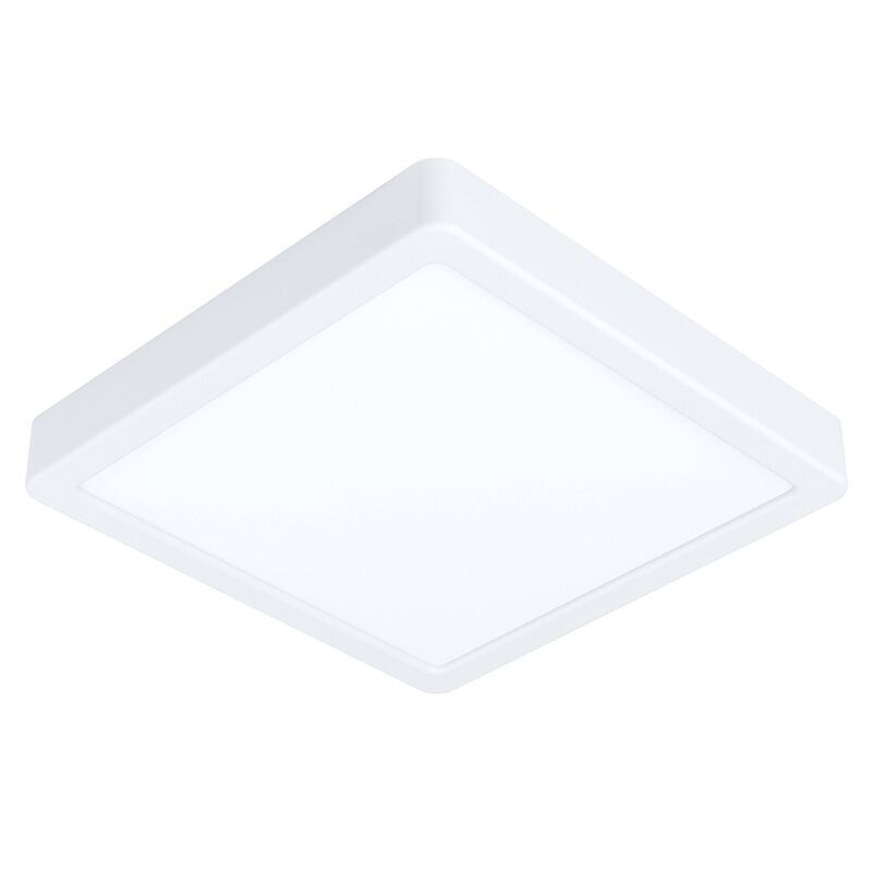 Witte smart plafondlamp kunststof, Geraldo, 16,5W, warm tot koud wit verstelbare LED, IP44 Witte smart plafondlamp kunststof, Geraldo, 16,5W, warm tot koud wit verstelbare LED, IP44