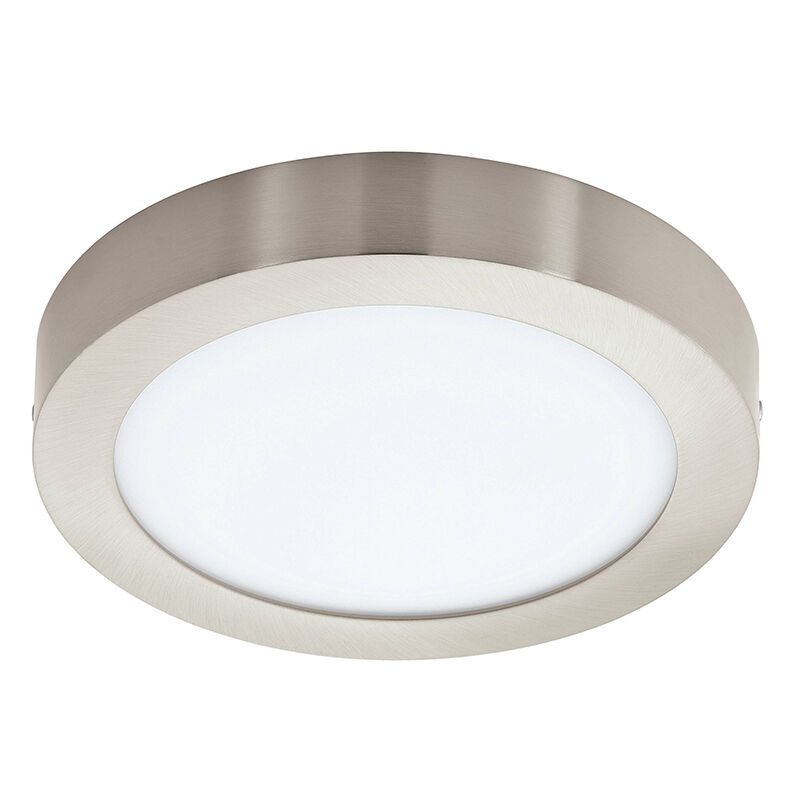 Nikkelen smart plafondlamp kunststof, Geraldo, 16,5W, warm tot koud wit verstelbare LED, IP44 Nikkelen smart plafondlamp kunststof, Geraldo, 16,5W, warm tot koud wit verstelbare LED, IP44