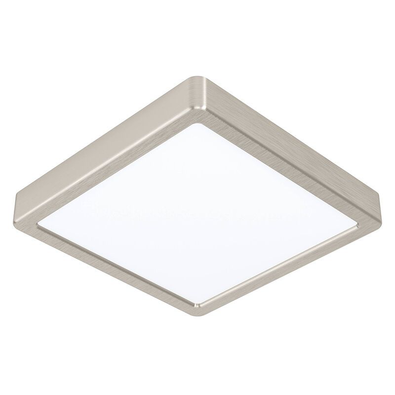 Nikkelen smart plafondlamp kunststof, Geraldo, 16,5W, warm tot koud wit verstelbare LED, IP44 Nikkelen smart plafondlamp kunststof, Geraldo, 16,5W, warm tot koud wit verstelbare LED, IP44
