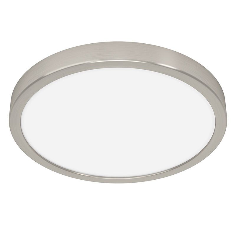 Nikkelen plafonnière kunststof, Geraldo, 20,5W, 3000K LED Nikkelen plafonnière kunststof, Geraldo, 20,5W, 3000K LED