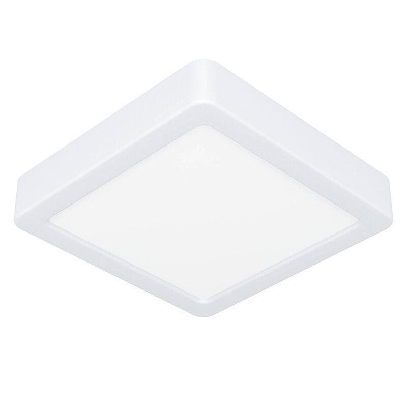Witte plafonnière kunststof, Geraldo, 11W, 3000K LED Witte plafonnière kunststof, Geraldo, 11W, 3000K LED