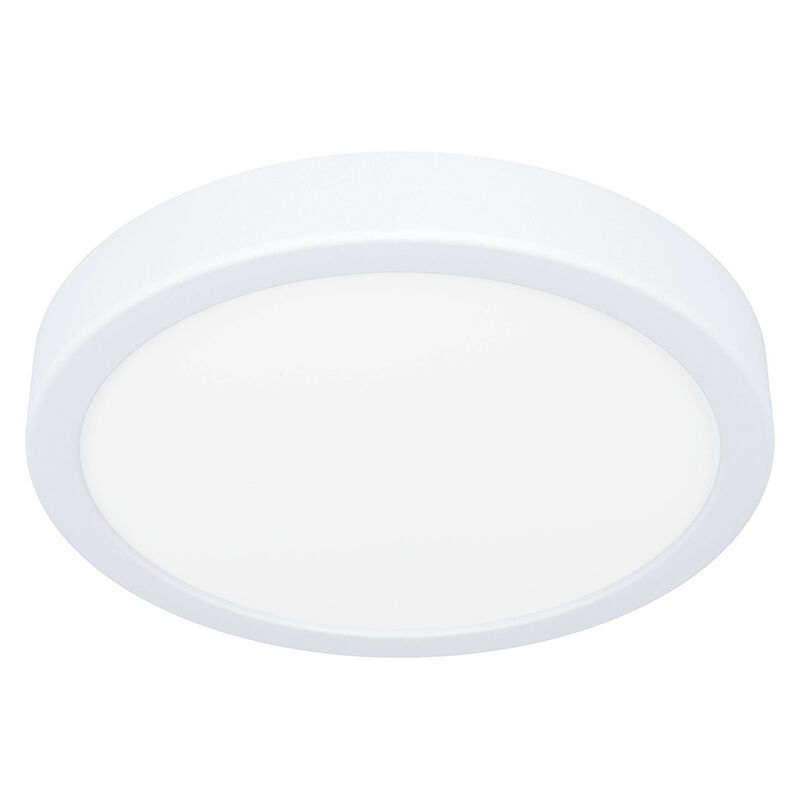 Witte badkamer plafondlamp kunststof, Geraldo, 17W, 3000K LED, IP44 Witte badkamer plafondlamp kunststof, Geraldo, 17W, 3000K LED, IP44