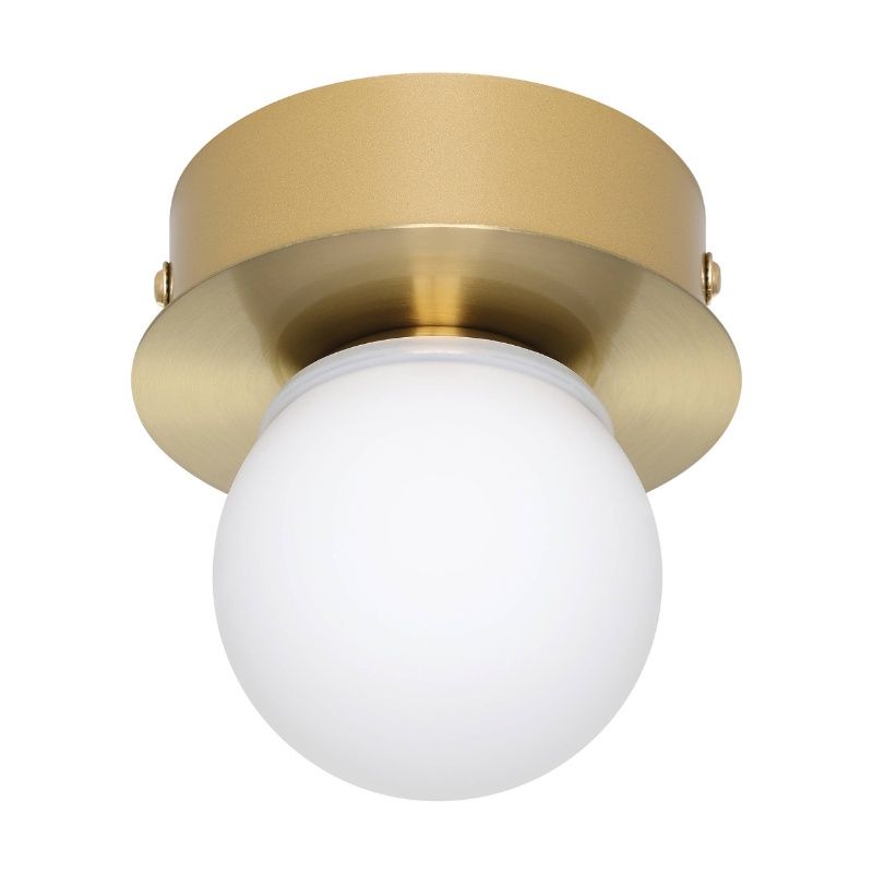 Gouden moderne plafondlamp staal, Escha, 3,3W, 3000K LED