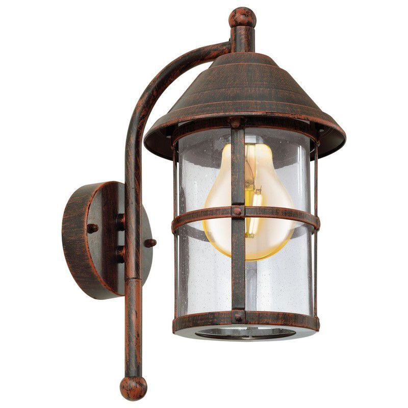 Gisele buitenlamp gegalvaniseerd staal gegoten aluminium antiek-bruin Gisele buitenlamp gegalvaniseerd staal gegoten aluminium antiek-bruin