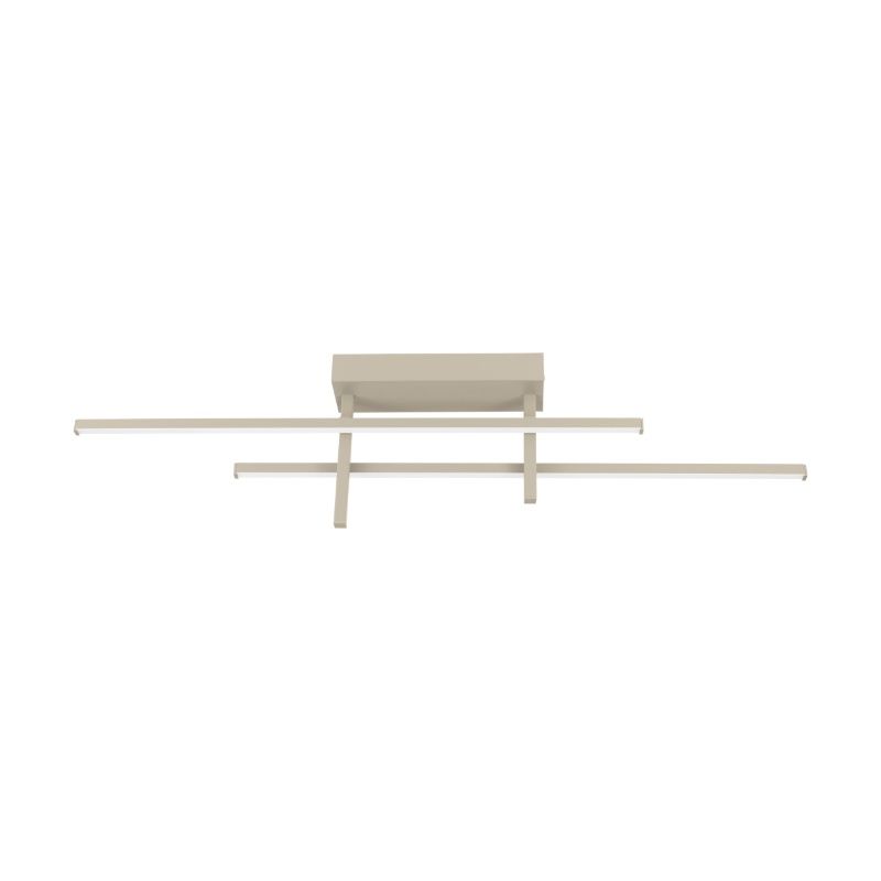 Bruine moderne plafondlamp kunststof, Thera, 20W, 3000K LED