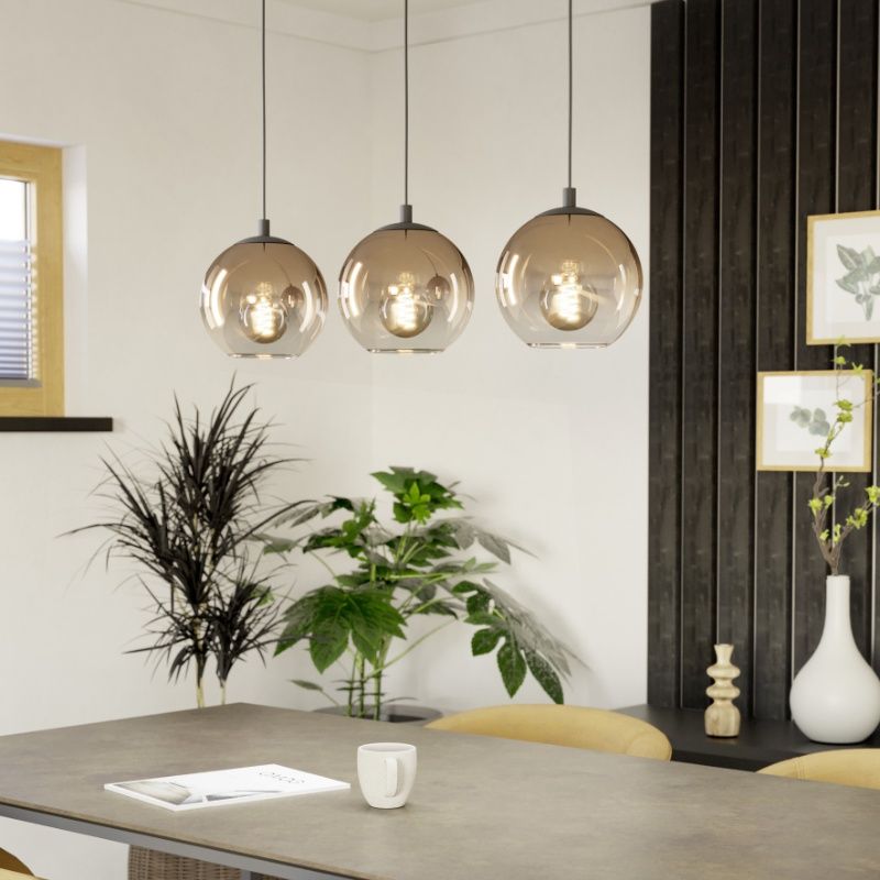 Koperen moderne hanglamp glas, Achek