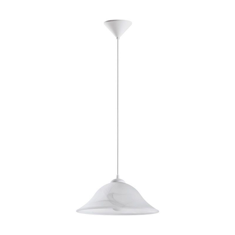 Witte hanglamp glas, Anouar