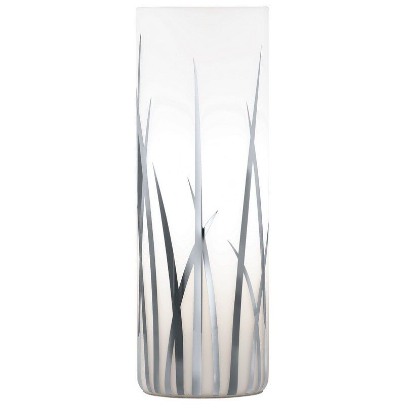 Chromen design tafellamp glas, Ilyas, met schakelaar