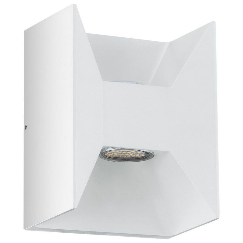 Witte buitenlamp aluminium, Jeslynn, 3W, 3000K LED, IP44 Witte buitenlamp aluminium, Jeslynn, 3W, 3000K LED, IP44