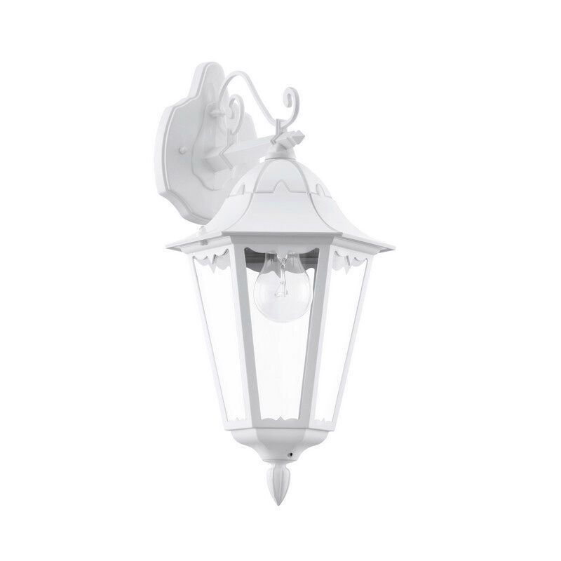 Witte klassieke buitenlamp aluminium, Leanna, IP44 Witte klassieke buitenlamp aluminium, Leanna, IP44