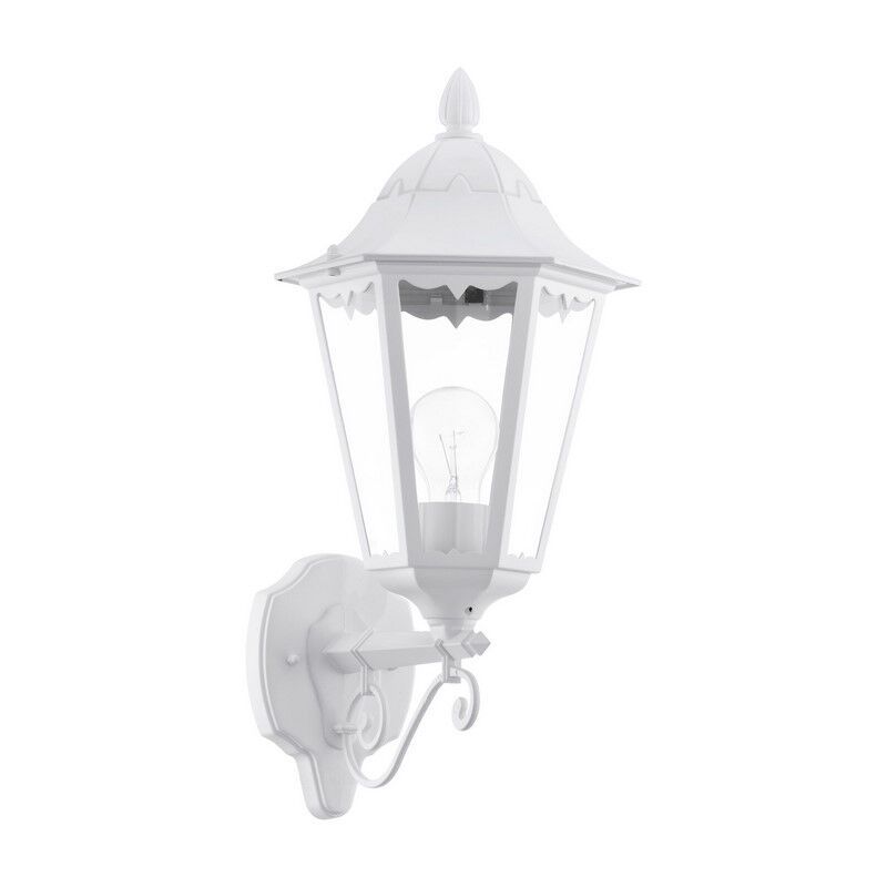Witte klassieke buitenlamp aluminium, Leanna, IP44 Witte klassieke buitenlamp aluminium, Leanna, IP44