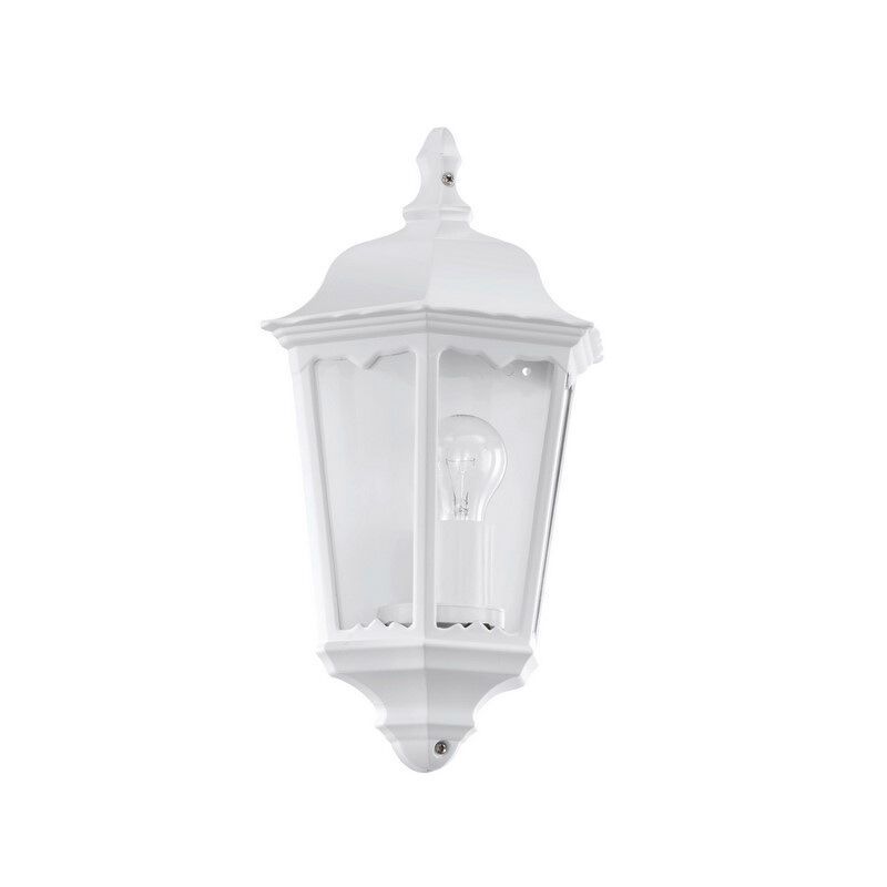 Witte klassieke buitenlamp aluminium, Leanna, IP44 Witte klassieke buitenlamp aluminium, Leanna, IP44