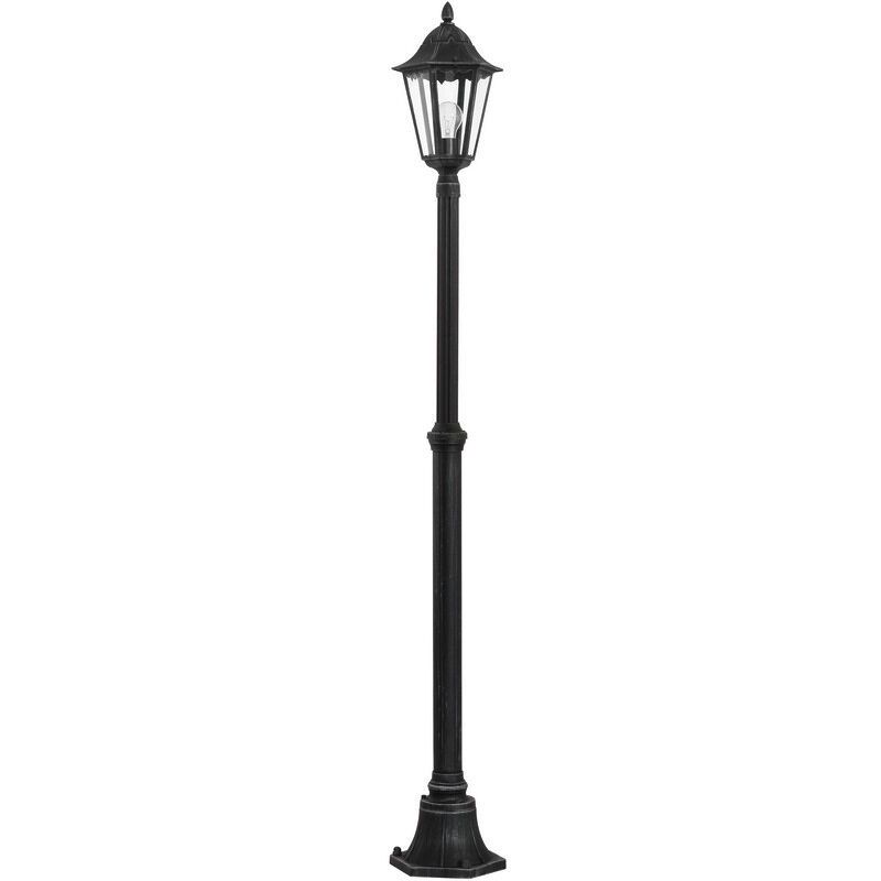 Zwarte klassieke buitenlamp aluminium, Leanna, IP44