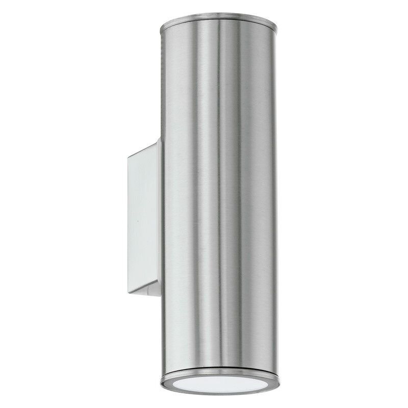 Zilveren moderne buitenlamp rvs, Marlies, IP44 Zilveren moderne buitenlamp rvs, Marlies, IP44