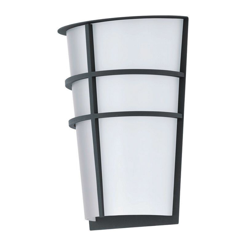Antraciete moderne buitenlamp kunststof, Bastiaan, IP44 Antraciete moderne buitenlamp kunststof, Bastiaan, IP44