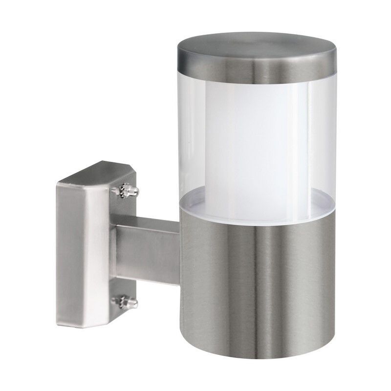 Zilveren moderne buitenlamp kunststof, Neele, IP44