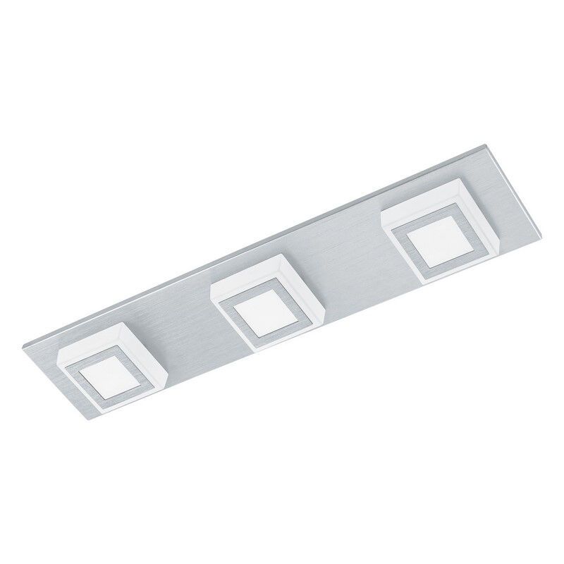 Zilveren moderne plafonnière kunststof, Elsien, 3W, 3000K LED Zilveren moderne plafonnière kunststof, Elsien, 3W, 3000K LED