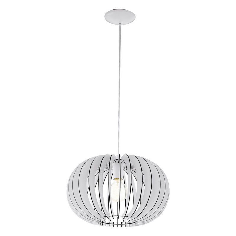 Witte landelijke hanglamp hout, Kiran Witte landelijke hanglamp hout, Kiran