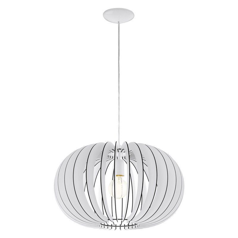 Witte landelijke hanglamp hout, Kiran Witte landelijke hanglamp hout, Kiran