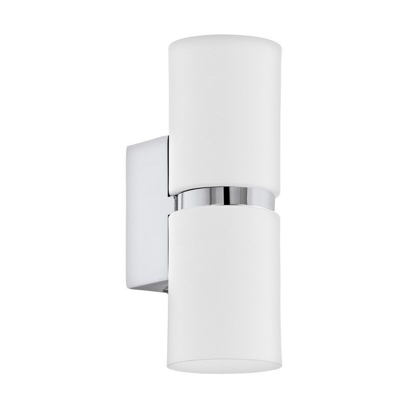 Chromen design up down wandlamp metaal, Annely