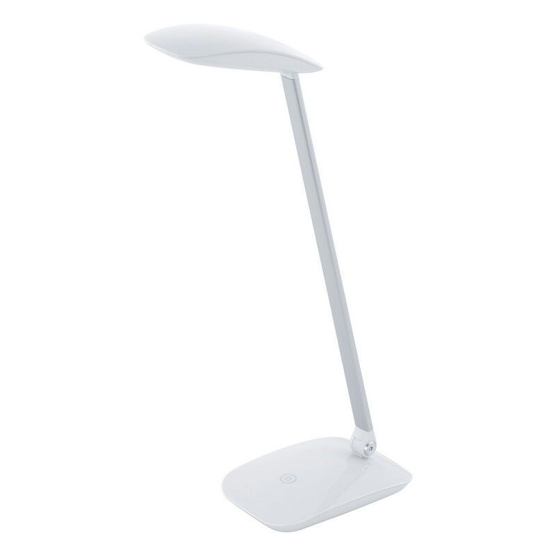 Witte moderne bureaulamp kunststof, Arslan, 5W, 4000K LED, met touchdimmer