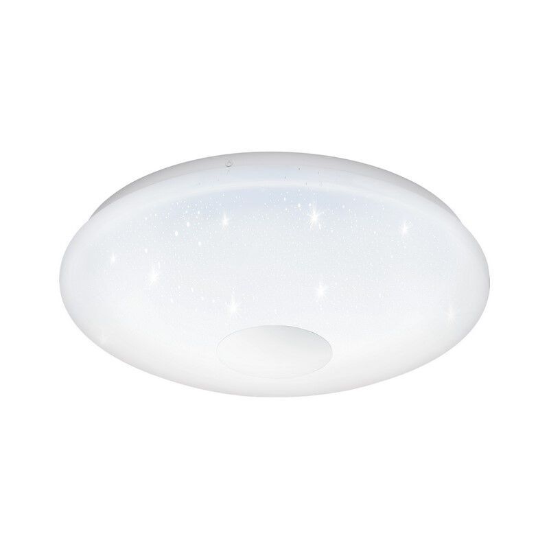 Zilveren plafondlamp kunststof, Barbera, 20W, warm tot koud wit verstelbare LED Zilveren plafondlamp kunststof, Barbera, 20W, warm tot koud wit verstelbare LED