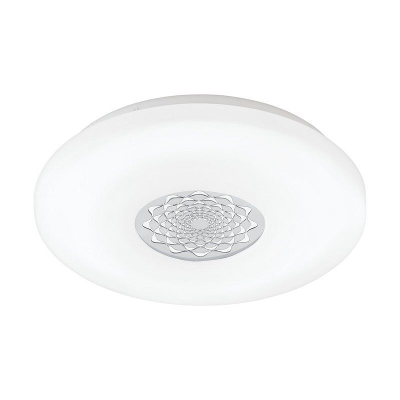 Witte moderne plafondlamp kunststof, Carmela, 24W, 3000K LED