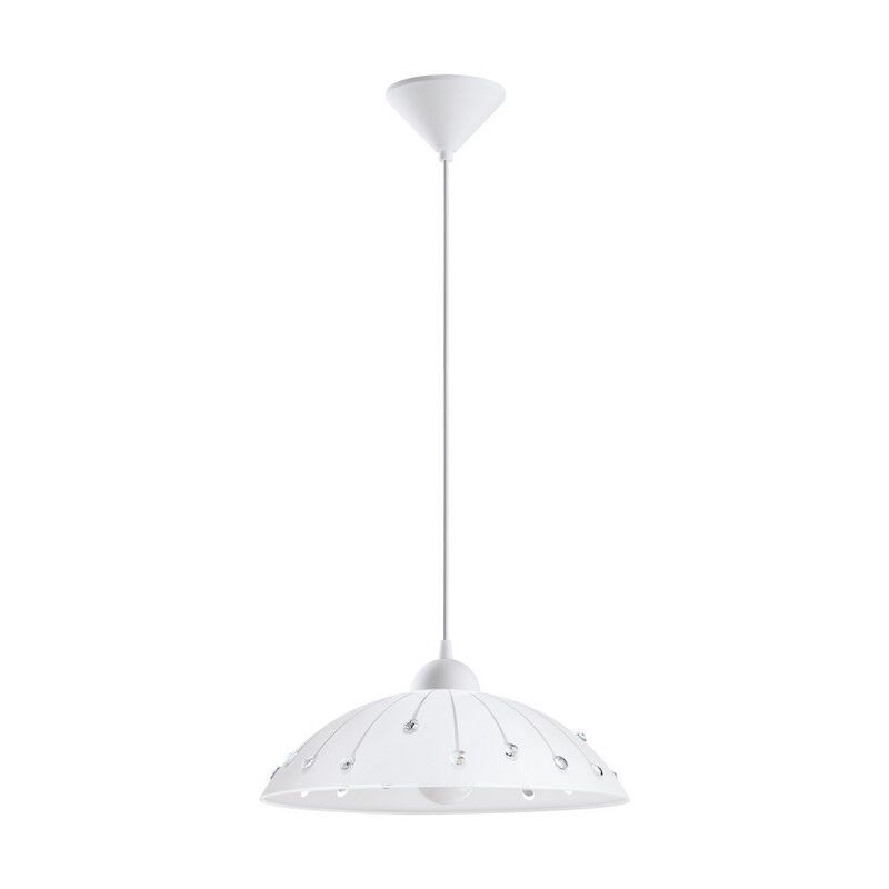 Witte hanglamp glas, Kaj