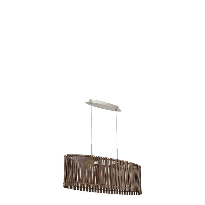 Houten hanglamp bruin, Berry Houten hanglamp bruin, Berry