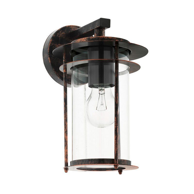 Koperen buitenlamp glas, Bijou, IP44