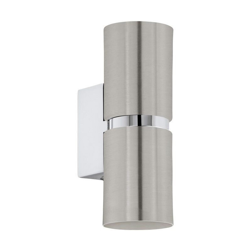 Nikkelen moderne up down wandlamp metaal, Annely Nikkelen moderne up down wandlamp metaal, Annely