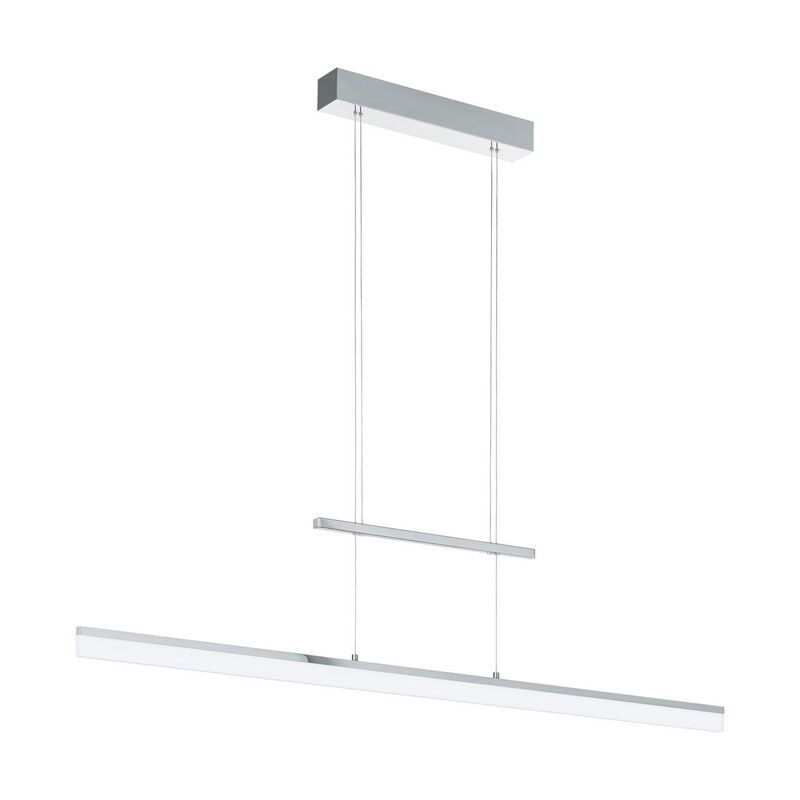 Chromen moderne hanglamp kunststof, Cassandra, 13W, 3000K LED Chromen moderne hanglamp kunststof, Cassandra, 13W, 3000K LED