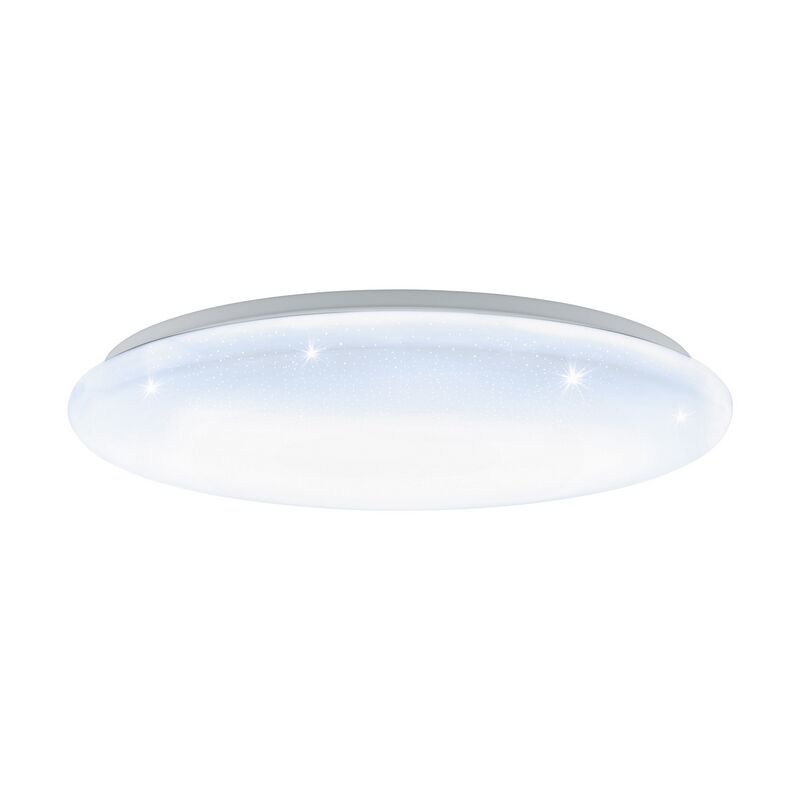 Witte plafonnière staal, Patryk, 40W, white switch LED Witte plafonnière staal, Patryk, 40W, white switch LED