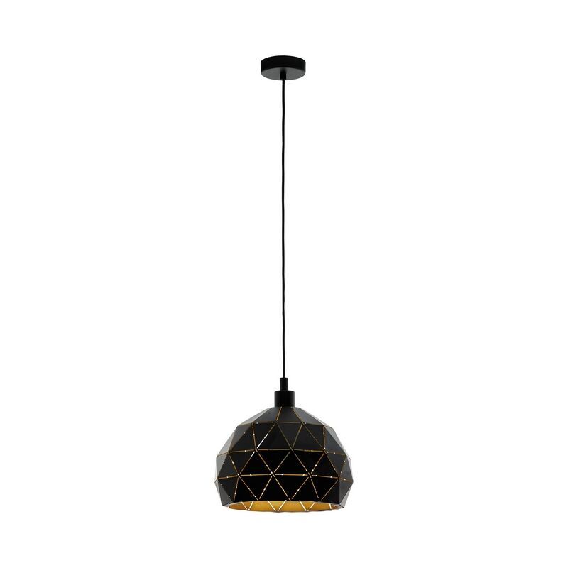 Zwarte moderne hanglamp staal, Silva Zwarte moderne hanglamp staal, Silva