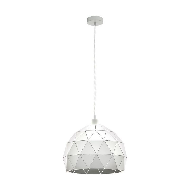 Witte moderne hanglamp staal, Silva Witte moderne hanglamp staal, Silva