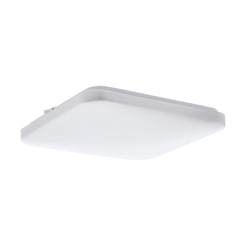 Witte plafonniere Eloise, staal, 17w 3000K (warm wit) LED