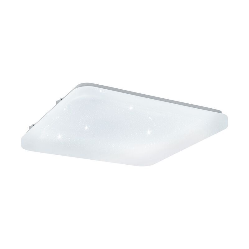 Witte plafonniere Eloise, staal, 17w 3000K (warm wit) LED Witte plafonniere Eloise, staal, 17w 3000K (warm wit) LED