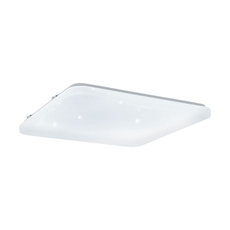 Witte plafonniere Eloise, staal, 33w 3000K (warm wit) LED Witte plafonniere Eloise, staal, 33w 3000K (warm wit) LED