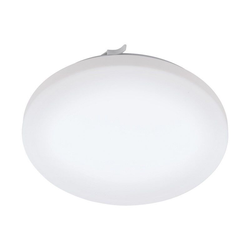 Witte plafondlamp kunststof, Eloise, 14,6W, 3000K LED, IP44 Witte plafondlamp kunststof, Eloise, 14,6W, 3000K LED, IP44