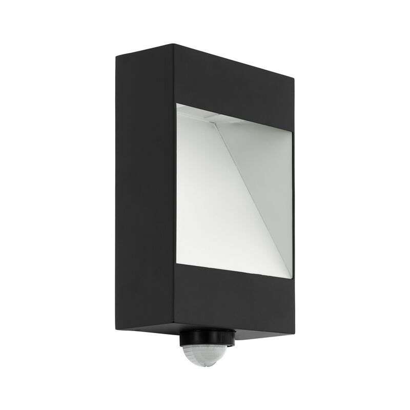 Antraciete moderne buitenlamp met bewegingssensor, Elvi, aluminium, IP44 Antraciete moderne buitenlamp met bewegingssensor, Elvi, aluminium, IP44