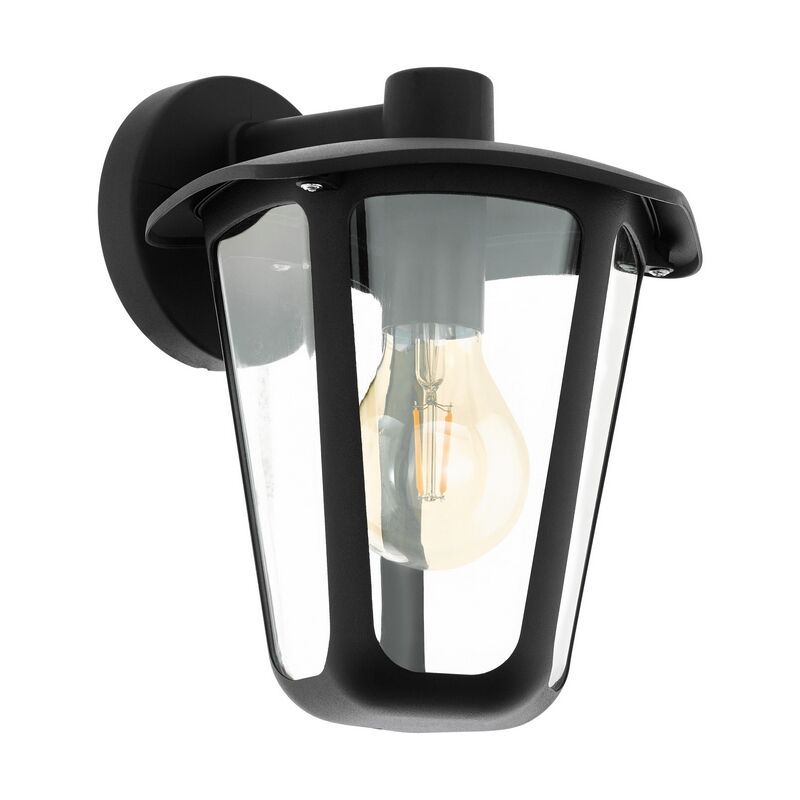 Zwarte buitenlamp Jowi, aluminium, IP44