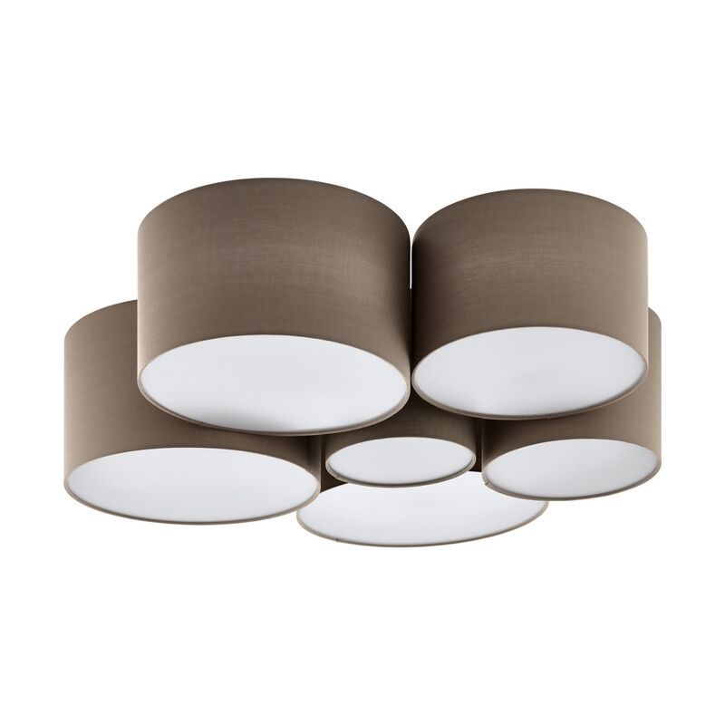 Witte moderne plafonniere, Regina, staal Witte moderne plafonniere, Regina, staal