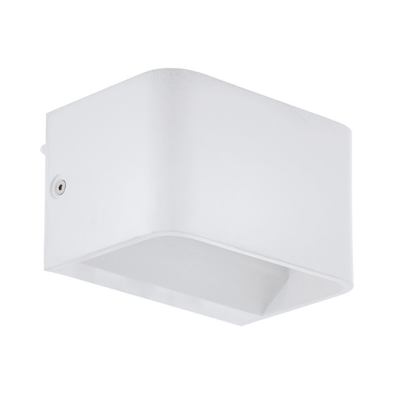 Witte wandlamp Tjalle, aluminium, 6w 3000K (warm wit) LED Witte wandlamp Tjalle, aluminium, 6w 3000K (warm wit) LED