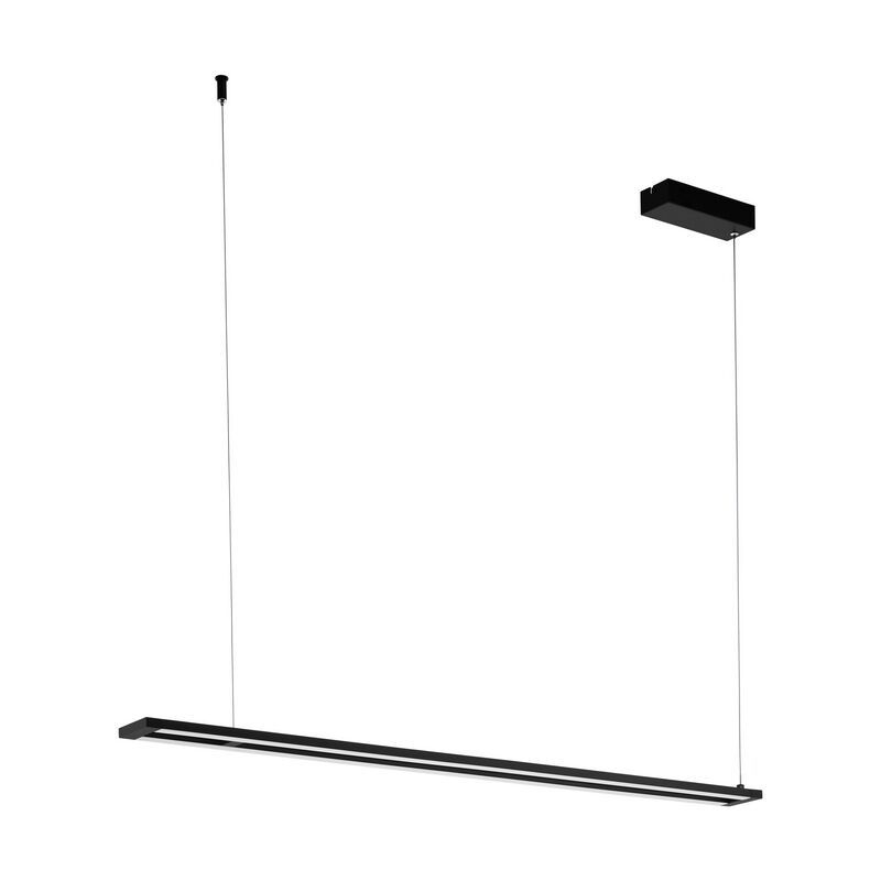 Zwarte moderne hanglamp aluminium, Guilliano, 27W, 3000K LED
