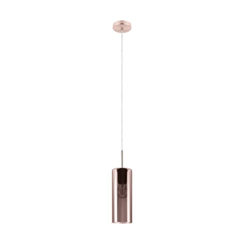 Koperen design hanglamp glas, Tino Koperen design hanglamp glas, Tino