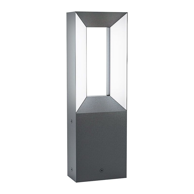 Zwarte moderne buitenlamp, Larisa, aluminium, 5w 3000K (warm wit) LED Zwarte moderne buitenlamp, Larisa, aluminium, 5w 3000K (warm wit) LED