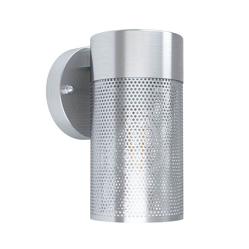 Zilveren moderne buitenlamp, Liliane, rvs, IP44 Zilveren moderne buitenlamp, Liliane, rvs, IP44