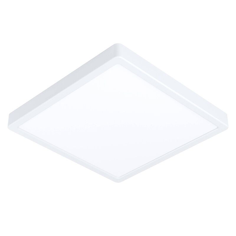 Witte smart plafondlamp kunststof, Geraldo, 19,5W, warm tot koud wit verstelbare LED, IP44 Witte smart plafondlamp kunststof, Geraldo, 19,5W, warm tot koud wit verstelbare LED, IP44