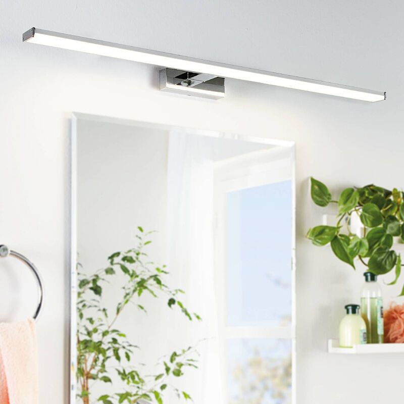 Chromen spiegelverlichting kunststof, Nancy, 13,5W, 4000K LED, IP44